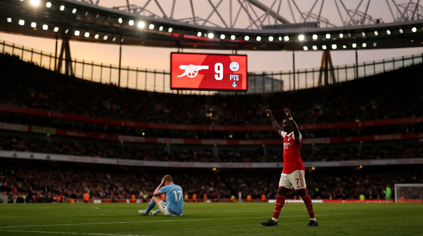 Premier League Title Race: Arsenal Nine Points Clear as Manchester City Stumbles (Mar 16, 2026)